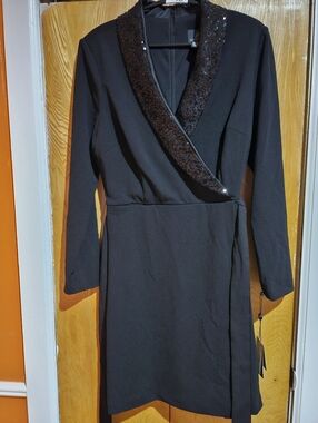 Adrianna Papell Black Tagged Evening Dress